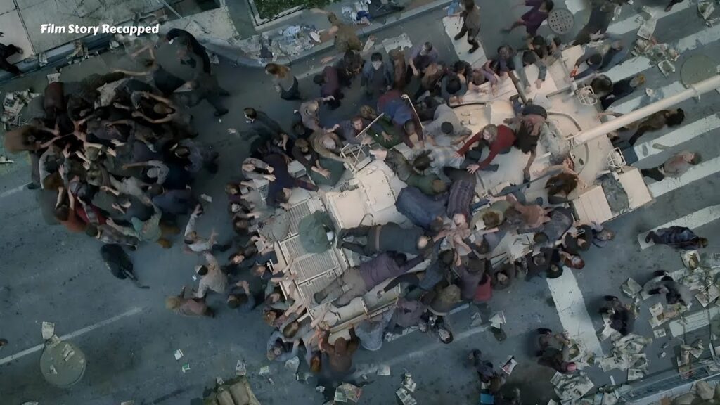 Overnight, the world broke out the zombie virus, Rick was stunned by the scene