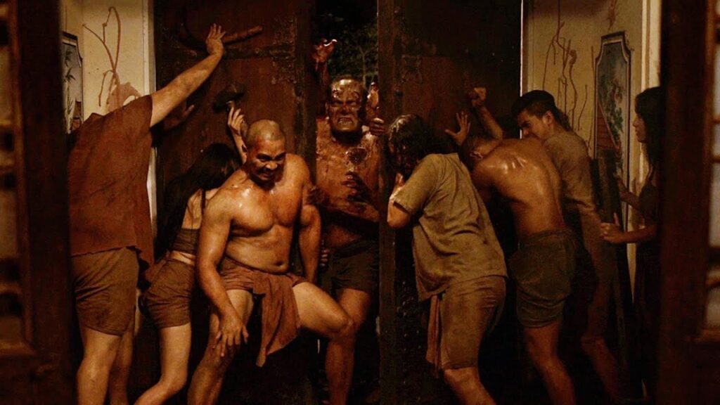 Brothel Zombie Awakens! Pipe-Through-Throat Kill!