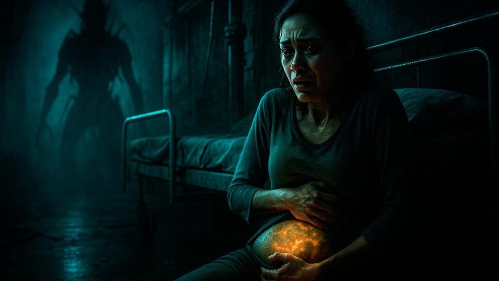 She Was Stabbed by the Monster, Woke Up to Find Her Stomach Was Full of Its Larvae.