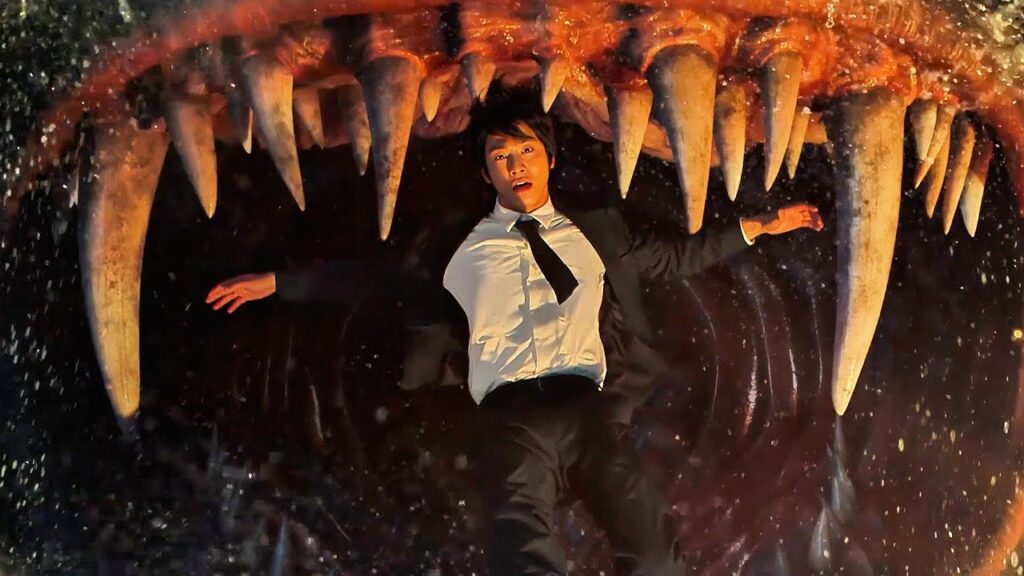 He Falls Into the Giant Dragonfish's Mouth and Blocks All Its Acid Ducts With Bone Spikes.