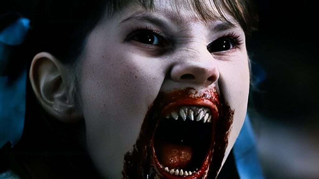 Bloodthirsty Monster: A Vampire Girl is Found in the Supermarket, Feeding on a Dead Body.