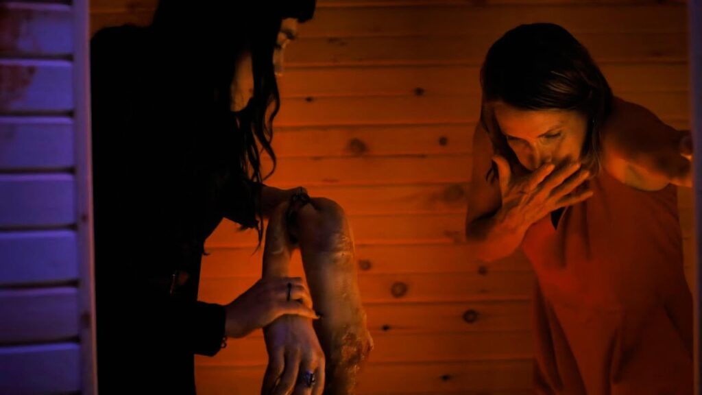 They opened the sauna only to find the chef's flesh was cooked by high heat.