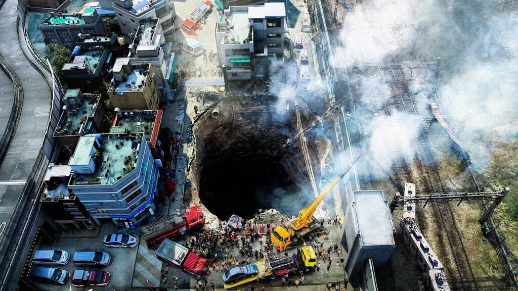 A man spent 11 years saving for a home but it fell into a 500m sinkhole in seconds